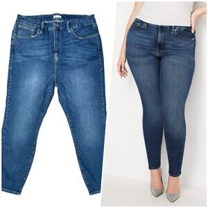 Good American | Women | Good Legs Organic Stretch Denim Skinny Jeans | Sz 18